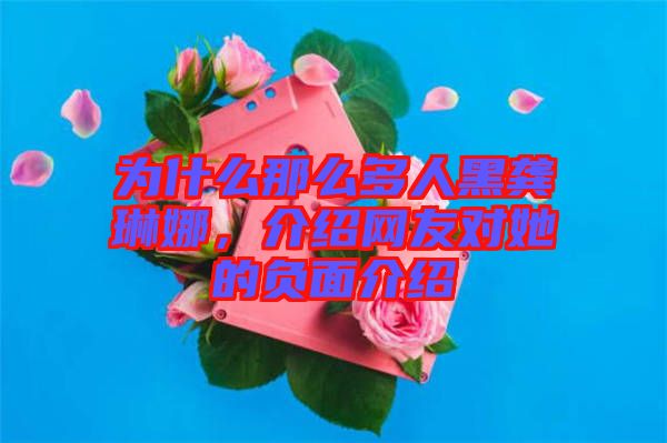 為什么那么多人黑龔琳娜，介紹網(wǎng)友對(duì)她的負(fù)面介紹