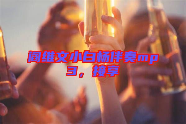 閻維文小白楊伴奏mp3，接享