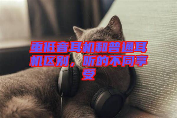 重低音耳機和普通耳機區別，聽的不同享受