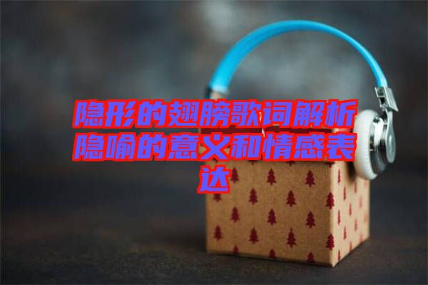 隱形的翅膀歌詞解析隱喻的意義和情感表達